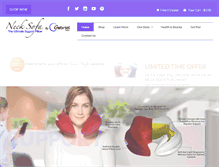 Tablet Screenshot of necksofa.com